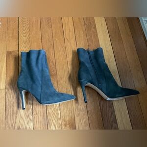 Charles David Green Heeled Boots Stiletto Style